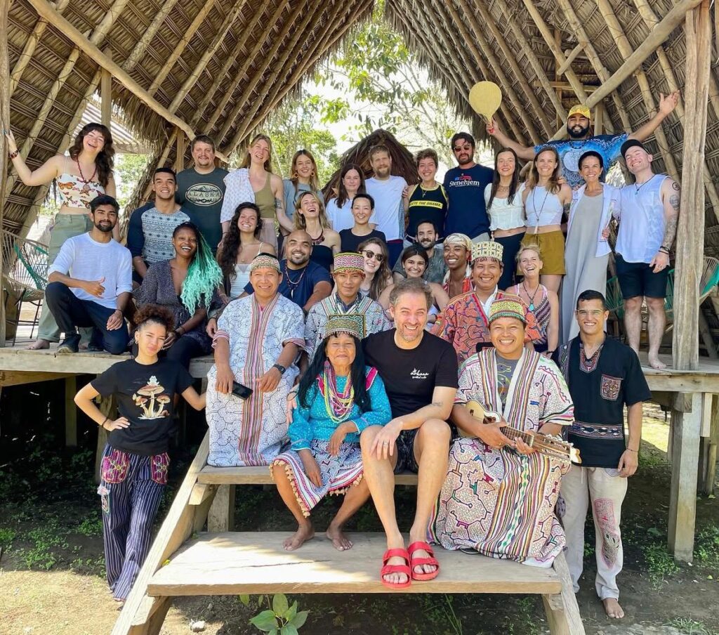 Facilitators and psychologists at EU Ayahuasca Retreat bridging Amazonian wisdom and Western science.