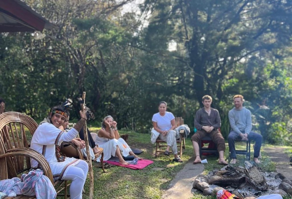 A peaceful nature landscape representing the sanctuary of Ayahuasca retreats in Europe.